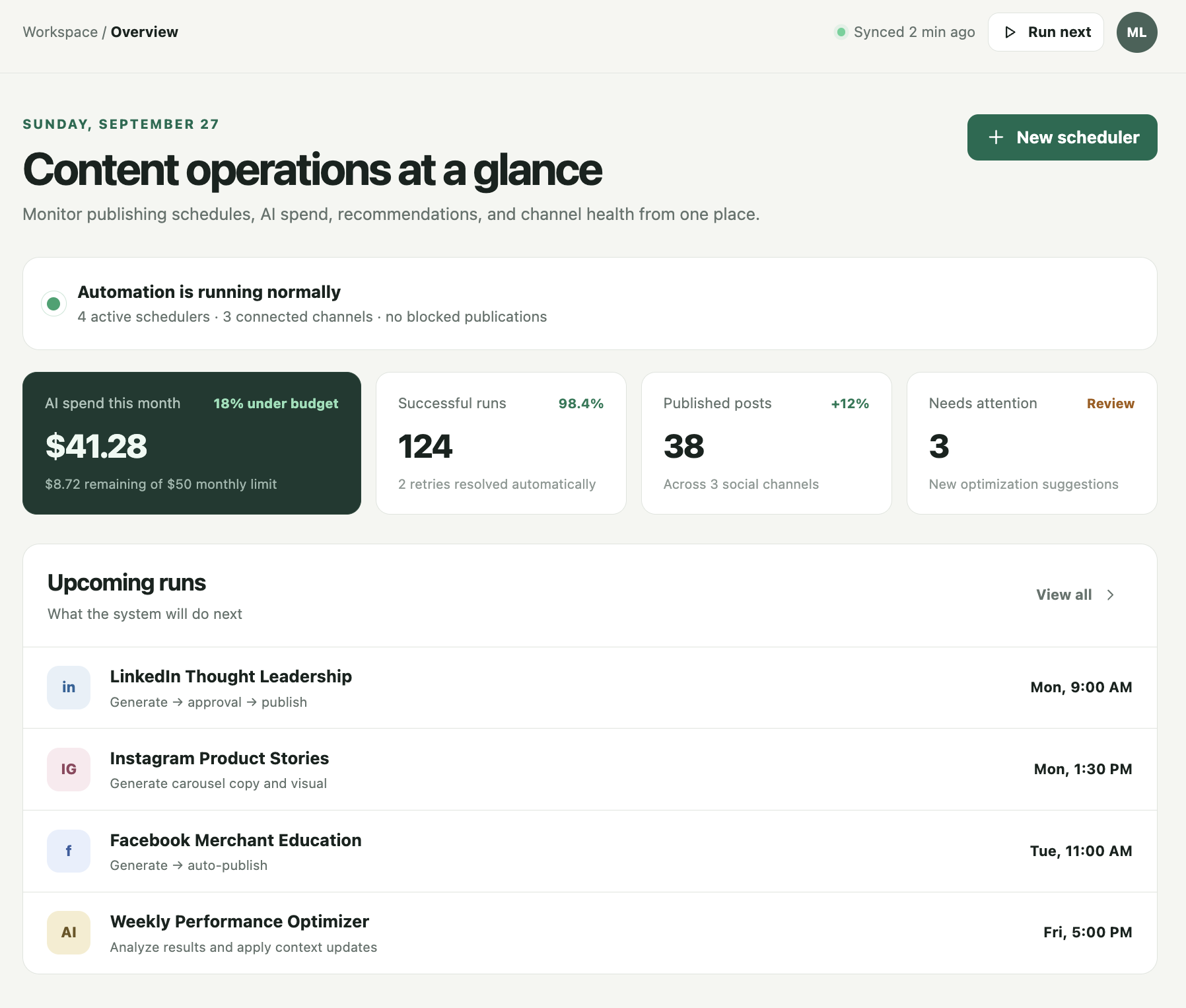 Worklayer - marketing web application